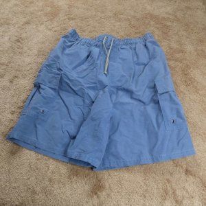 Breakwater Swim Trunks Adult Extra Small Blue Bathing Suit Elastic Waist 1580